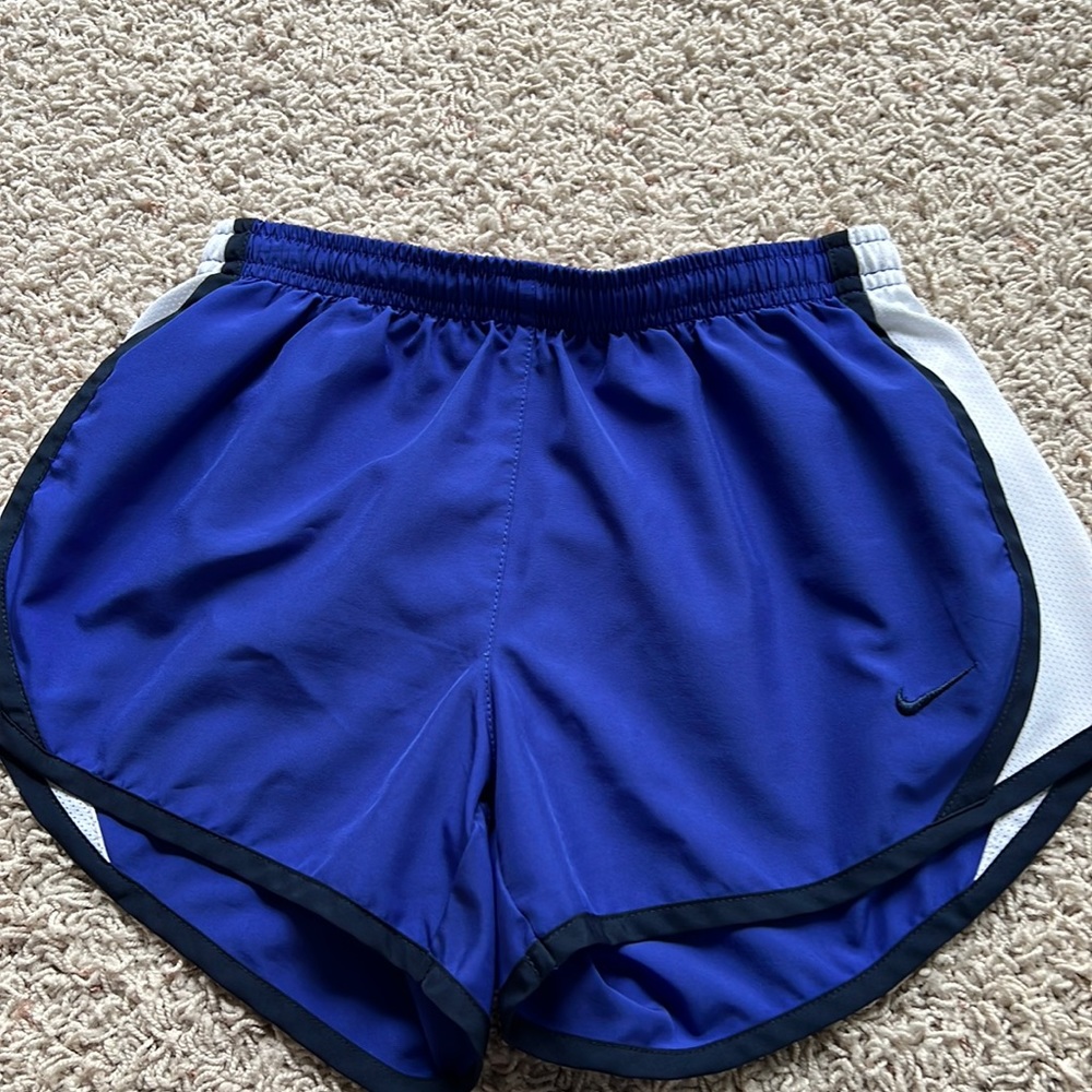 Girls Nike Blue/Purple Running Shorts